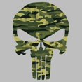 thumbnail image 2 of Men's Marvel: The Punisher Camo Skull  Graphic T-Shirt, 2 of 3