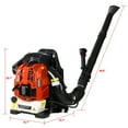 thumbnail image 3 of 76 CC 4  Stroke Gas Backpack Leaf Blower  EPA Compliant Powerful for Yard Cleanup Comfortable Harness  Adjustable Design, 3 of 15