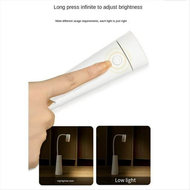 Luz Magnética, Lámpara de Mesa Portátil Recargable, Lámpara Multifuncional de Protección Ocular para Lector de Cabecera, Luz