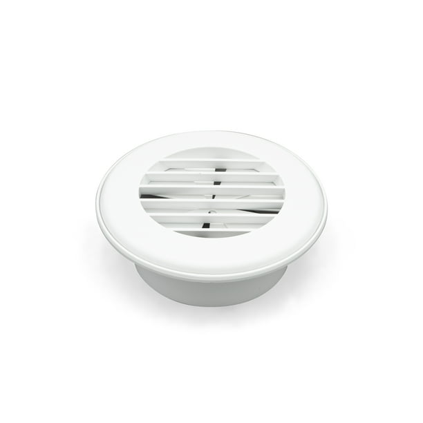 B&B Molders RV Camper Thermovent 4 inch Ducted Heat Vent With Damper