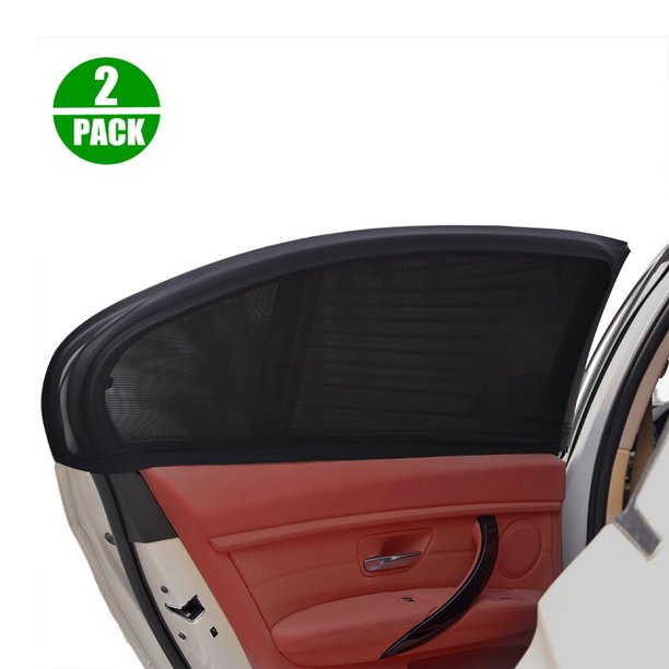 Elastic Ajustable Car Window Shade (2 Pack ) 26&quot;x19