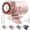 Pink, variant on 360° Rotating Semi-Cooling Clip Fan, 199 Speeds Adjustable, USB Rechargeable Personal Cooling Fan, 16℃ Semi-Cooling, Detachable Wide Clamp, for Car