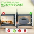 thumbnail image 5 of Goferoy 10.5 inch Microwave Splash Resistant Glass Protective Cover, Food Grade Foldable Silicone, 5 of 9