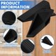 thumbnail image 3 of Tapones para puerta Frienda Jumbo, resistentes, 5 cm de alto, 2 unidades, negros, 3 of 6