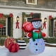 thumbnail image 5 of Inflable de Navidad Artego Mono de Nieve y Letrero Santa Stop Here Multiled 1.85m, 5 of 9