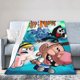 thumbnail image 2 of Manta de dibujos animados Billy & Mandy, manta de franela ultra suave, manta de vellón cálida y acogedora, regalos para niños, niñas, viajes, camping, sofá cama de 50 x 40 pulgadas, 2 of 8