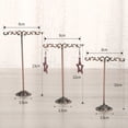 thumbnail image 5 of Walbest Set of 3 Earring T Stand, 3 Different Size T Bar Earring Display Holder for Show, Metal Small Jewelry Online Stores Photography Props for Retail Selling Showcase Displays, 5 of 7