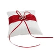 thumbnail image 1 of Cojín de La Exhibición Del de La Almohada Del Del de Bodas de La Decoración Corazones Dobles Del Rojo 20x20cm perfecl Almohada de anillo de boda, 1 of 8