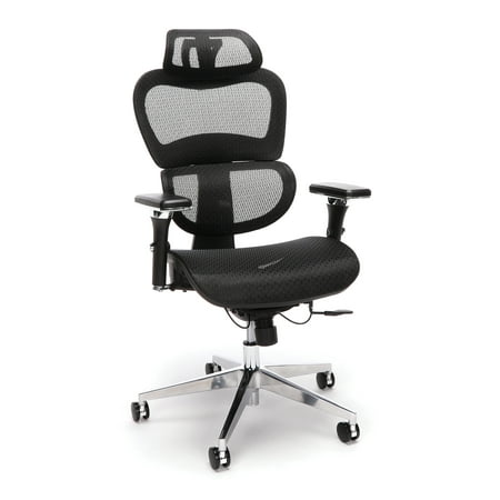 OFM Model 540-BLK Core Collection Ergo Mesh Office Chair with Head Rest for Computer Desk,