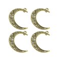 thumbnail image 4 of Decorative Moon Pendants, Fine Alloy Charms Designed for Necklace Crafting, 4 of 5