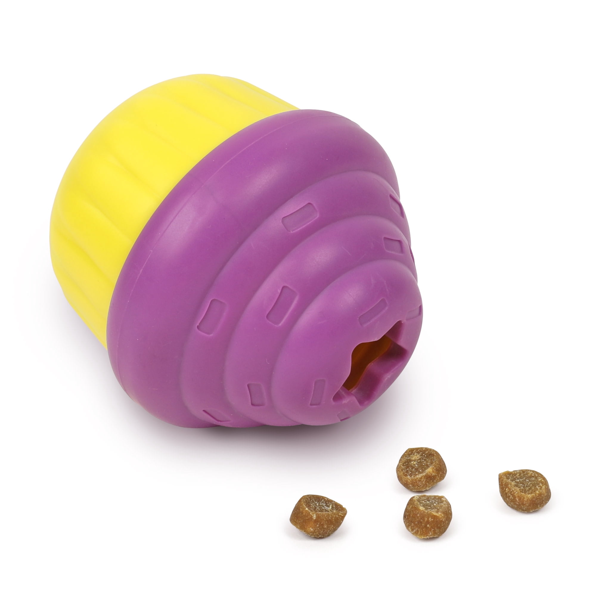 Brightkins Large Cupcake Dog Toy with Treat Dispenser Food Puzzle