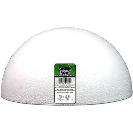 half ball foam hollow smooth floracraft pc createforless
