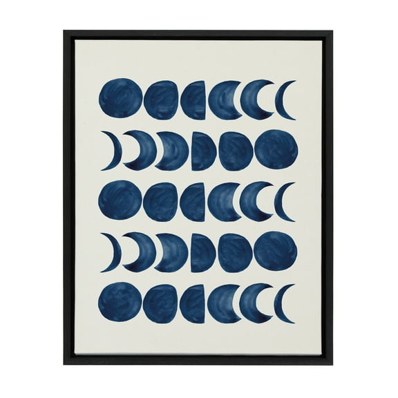 Kate and Laurel Abstract Framed Canvas Art Print, 18" x 24"