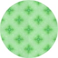 thumbnail image 1 of Ahgly Company Indoor Round Patterned Stoplight Go Green Area Rugs, 4' Round, 1 of 1