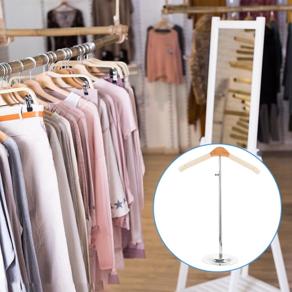 Flexible Shoulder Stand Adult Adjustable T Shirt Display Hanger Rack Clothing Display for Ironing Steaming