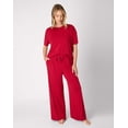 thumbnail image 5 of Bali Breathe Sleepwear Short Sleeve T-Shirt Rosy Red L Women's, 5 of 5