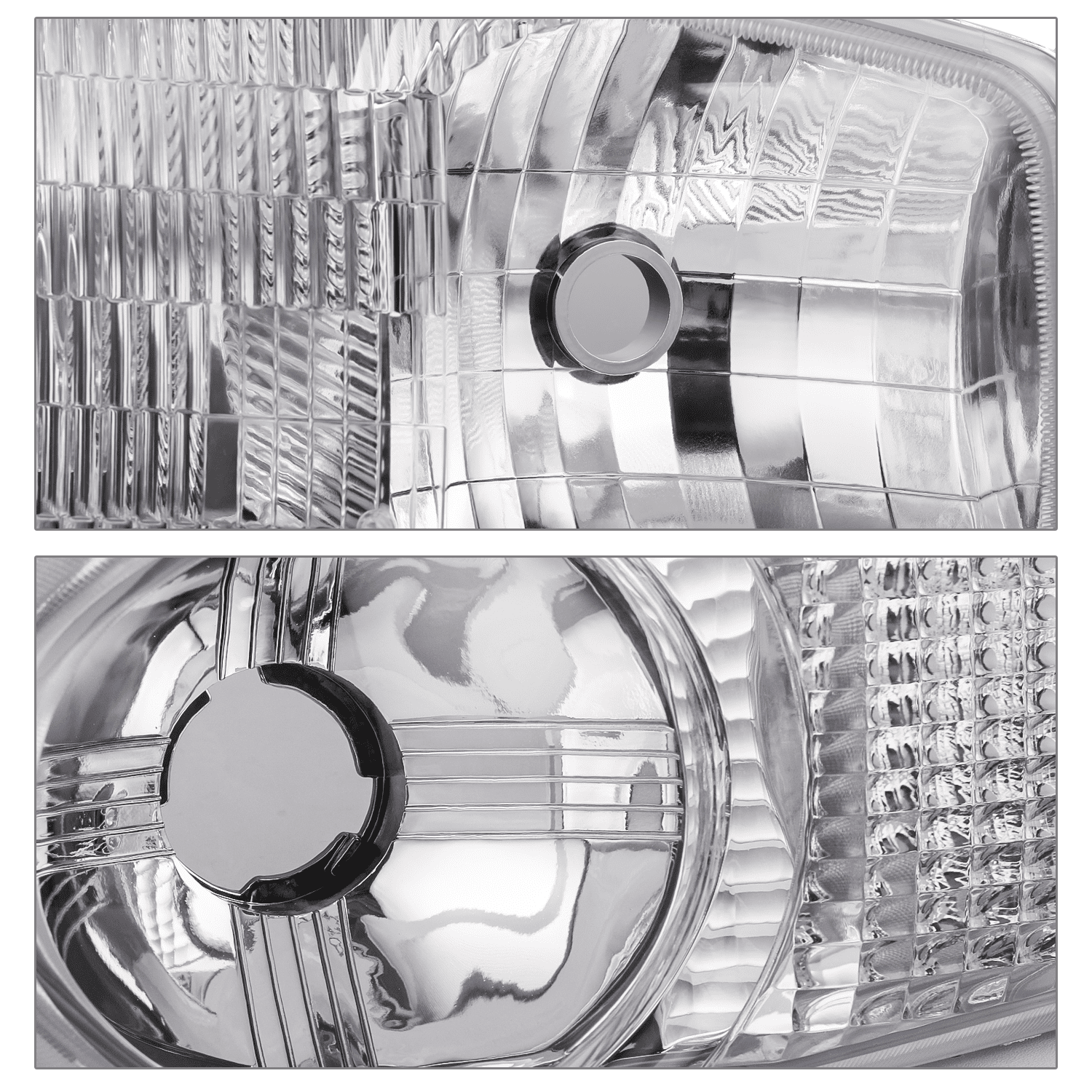 M-AUTO Headlights Assembly for 2001-2007 GMC Sierra, 01-06 GMC Yukon Denali, Yukon XL 1500 Denali Pickup