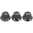 thumbnail image 2 of Peahefy Guitar Adjustment Rotating Button,Electric Guitar Replacement Parts,3Pcs Guitar Control Knobs Volume Tone Adjustment Plastic Rotating Buttons Replacement, 2 of 8