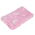 thumbnail image 1 of Couverture en Polyester Lumineuse Douce et Chaude pour Lit Canapé Toutes Saisons Rose, 1 of 9