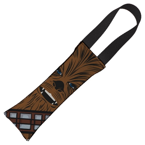 Star Wars Dog Toy, Star Wars Chewbacca Face Close Up Brown Pet Toy, Tug Toy