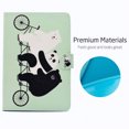 thumbnail image 4 of iPad mini 3 Case, iPad mini 2 Case, Allytech Premium PU Leather Ultra Slim Lightweight Auto Sleep Wake Protective Shockproof Folio Stand Smart Case Cover for Apple iPad mini 1 2 3, Cute Panda, 4 of 7