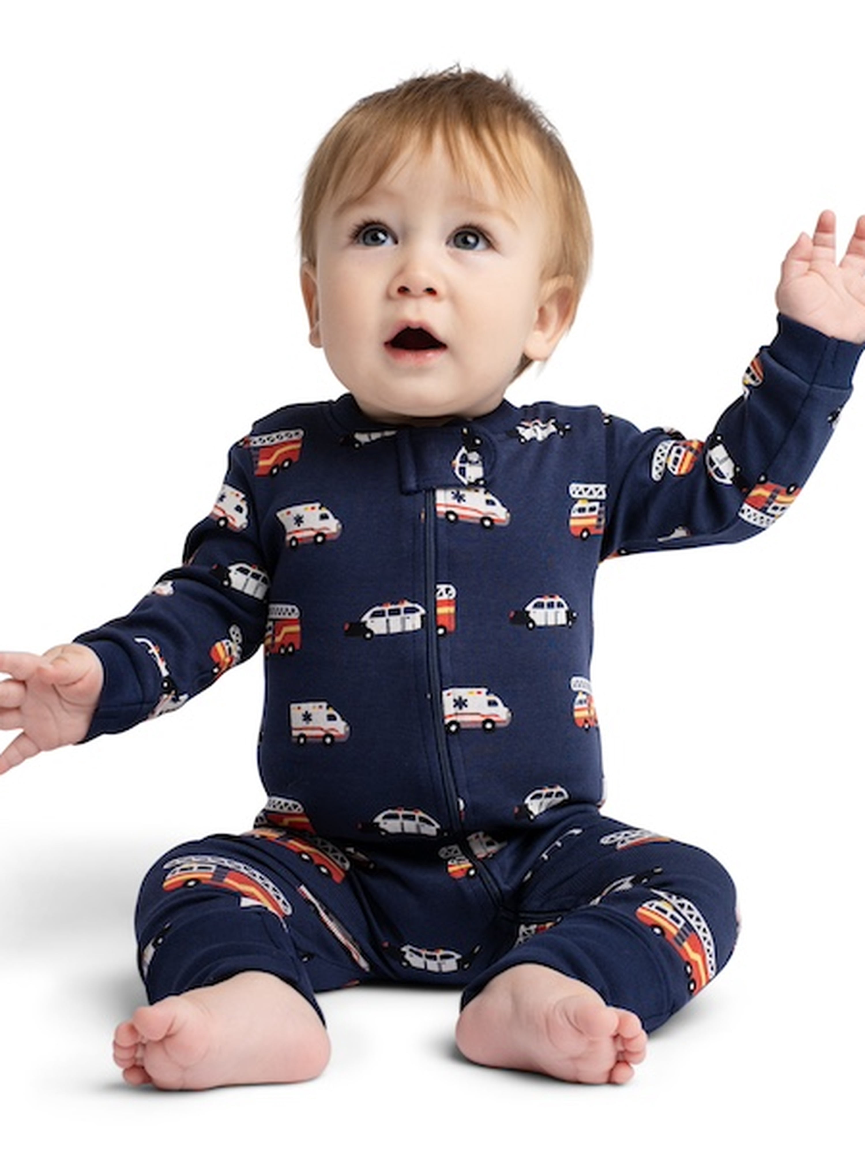 M+A by Monica + Andy, Organic Cotton One-Piece Coverall, Sizes Newborn - 18-24 Months