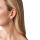 thumbnail image 3 of Pendientes de aro Michael Kors de acero inoxidable para mujer, 3 of 5