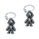 thumbnail image 1 of WEUVEB Llavero Colgante Robot Espacial Negro De Material Premium Y Moderno, 1 of 7