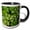 Black/White, variant on 3drose, Minnesota, Gooseberry Falls Sp, Bunchberry Flora - Us24 Rsp0022 - Rob Sheppard, 11oz Mug