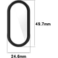 thumbnail image 4 of KOMI 3 Pack Compatible with Mi Band 8 Screen Protector Case, 3D Curved Soft TPU Protective Film Cover Full Coverage HD Anti-Scratch Guard Bumper Frame Black+Green+Blue, 4 of 5