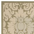 thumbnail image 4 of SAFAVIEH Courtyard Dani Damask Bordered Indoor/Outdoor Area Rug, 9' x 12', Olive/Natural, 4 of 6