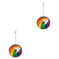 thumbnail image 1 of Billuyoard Pet Memorial Sun Catchers Acrílico Decoración Lindo Portátil Exquisito Iris Colgante Colgante Jardín Ornamento con Cordón Tipo 1 2piezas, 1 of 6