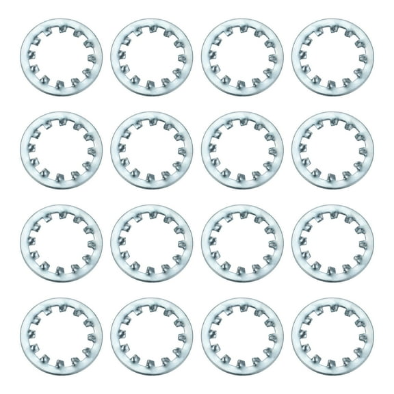 20Pcs SAE 3/4" Zinc-Plated Carbon Steel Internal Tooth Lock Washer