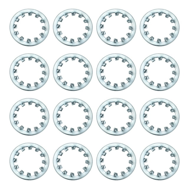 20 Pcs SAE 3/4 Pouces Rondelle de Verrouillage Interne en Acier au Carbone Zincé