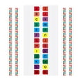 thumbnail image 6 of HOMEMAXS 30 Sheets Multi Color Alphabet Tabs Page Markers for Decoration PET Material Sticky Book Flags, 6 of 8