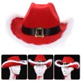 thumbnail image 3 of Navidad Santa Santa Party Party Hat Vairboy Lighting Hat Fiest Supply, 3 of 7