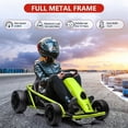 thumbnail image 1 of Historyli Kart para adolescentes,batería grande de 24 V y 9 Ah,motores duales de 300 W extra potentes,derrape rápido de 13 km/h con música y bocina,carga máxima de 79 kg,juguete para exteriores, 1 of 7