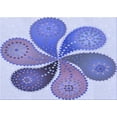 thumbnail image 1 of Ahgly Company Indoor Rectangle Patterned Blue Angel Blue Area Rugs, 5' x 8', 1 of 6