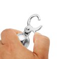 thumbnail image 4 of Uxcell 1.1" Stanchion Rope End Stopper Cord End Caps Barrier Rope End Cap Snap Hooks for Crowd Control, Silver 4 Pack, 4 of 6