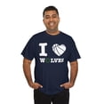 thumbnail image 6 of I Love Wolves to Minnesota funny basketball playoffs Unisex Cotton Tee, 6 of 9