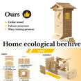 thumbnail image 4 of Wax-Coated Beehive Starter Kit with 6 Honeycomb Frames & Automatic Honey Extraction System, 4 of 7