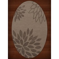 Dalyn Dover Area Rug DV17 Dv17 Stone Floral Leaves 6' x 9' Oval