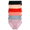 thumbnail image 5 of Angelina Cotton Bikini Panties with Mesh Accent Detail (12-Pack), 5 of 6