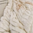 thumbnail image 5 of Minky Designs Crème Brulee Minky Blanket – Ultra Soft Faux Fur Throw Blanket for Couch, Bed & Home – Fluffy, Warm & Luxurious – Chic Collection (Medium, 50x60), 5 of 7