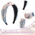 thumbnail image 3 of Cómodas diademas con nudo superior para mujeres, lindas diademas, accesorios para la cabeza para mujeres y niñas, 3 of 5