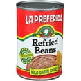 thumbnail image 3 of Pack of 12, La Preferida Mild Green Chile Refried Beans, 16 oz, 3 of 6