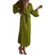 thumbnail image 3 of SAYOO , cárdigan de punto para mujer, moda, Color sólido, ganchillo, ahuecado, manga larga, informal, estilo suelto, abrigo con cinturón, Tops largos SAYOO  Moda, 3 of 6
