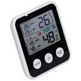 thumbnail image 3 of Medidor de humedad y temperatura termómetro higrómetro probador de humedad con pantalla LCD para interiores, 3 of 5