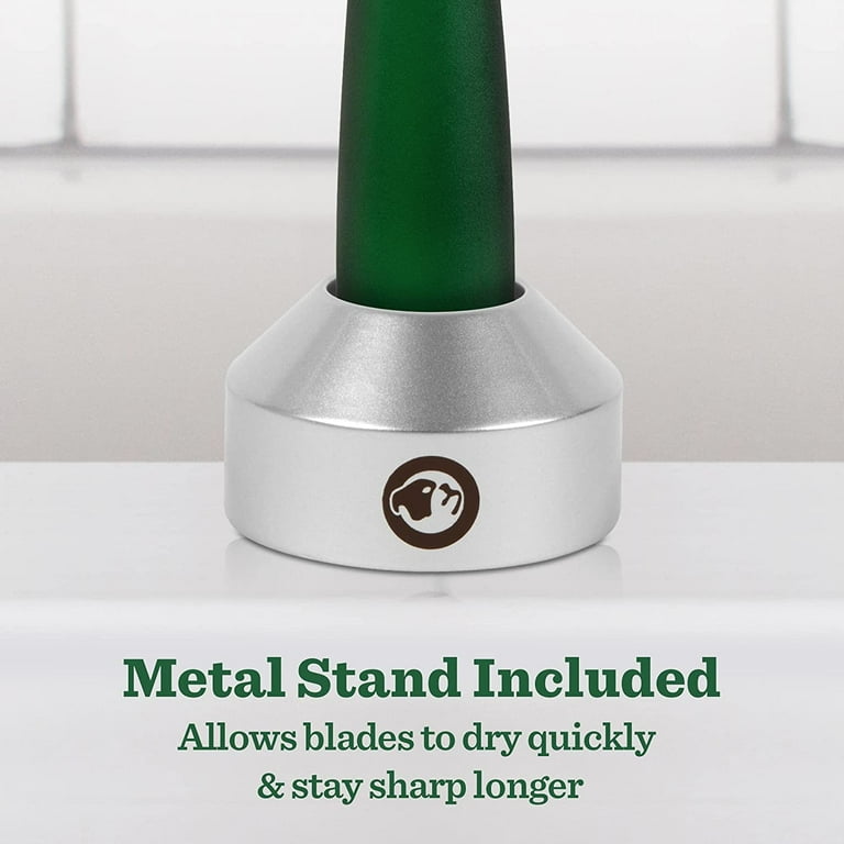 Bulldog Mens Skincare Original Glass Handle Razor With Razor Stand