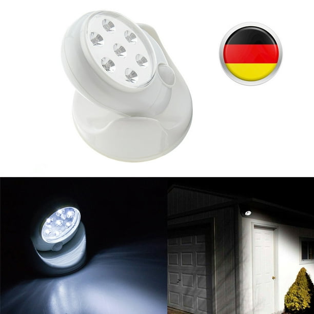 LED sans fil détecteur de mouvement activé lampe 360 degrés